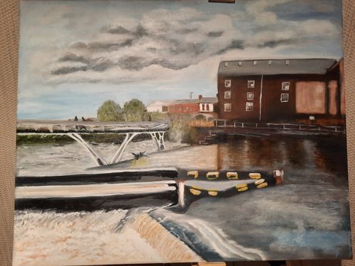 Carol, Queen's Mill, Castleford, oils .